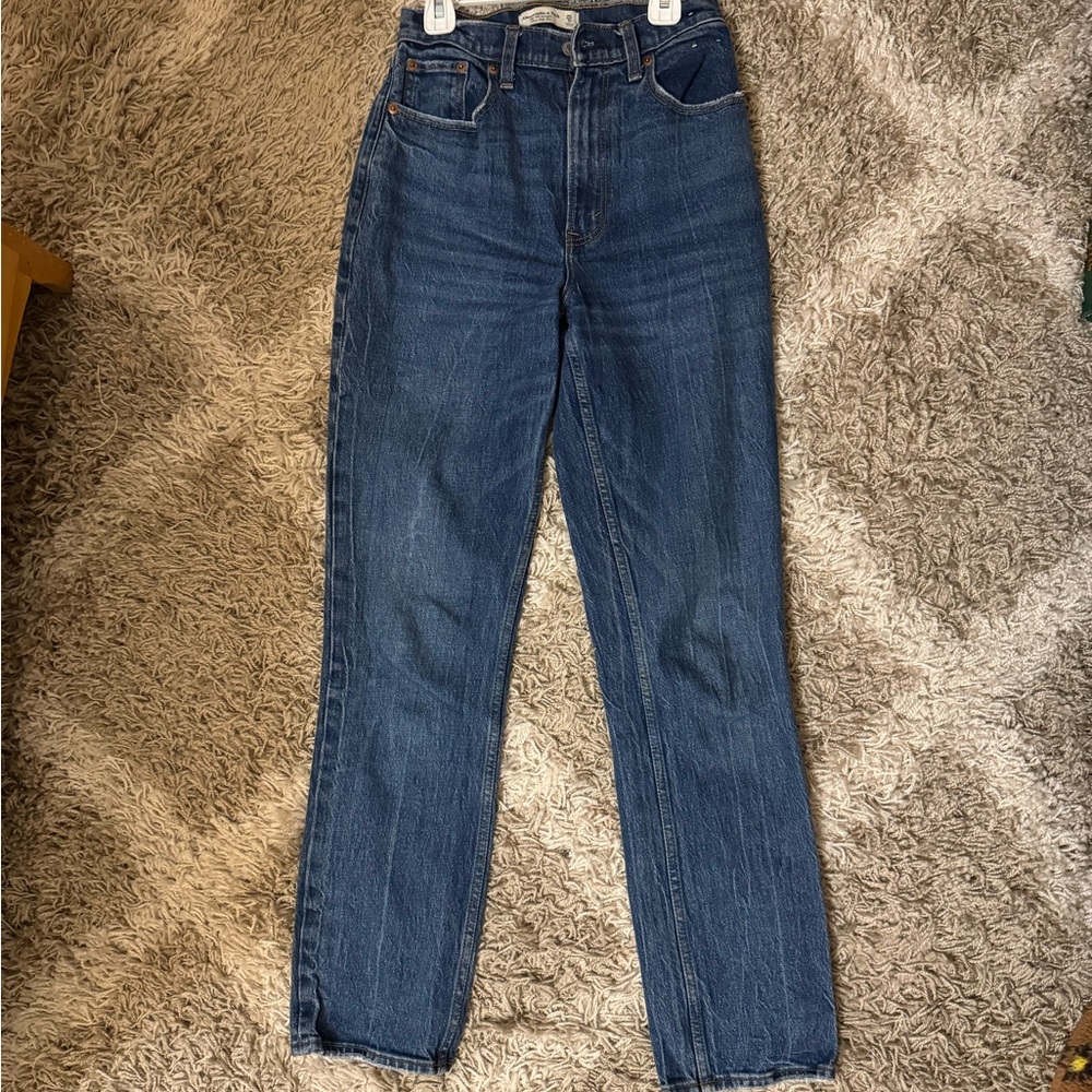 Abercrombie 90’s Straight Ultra High Rise Jeans Curve Love